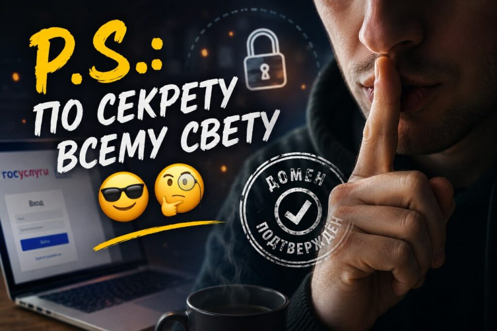 по секрету как подтвердить домен через госуслуги есиа
